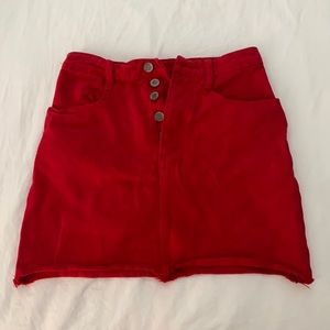 Red brandy Melville  skirt super soft great condition